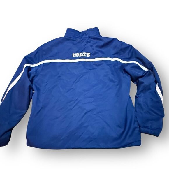 Indianapolis Colts NFL Team Full Zip Fleece Lined Jacket Adult Size Large L - Picture 2 of 11